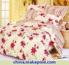 【床上用品斜纹印花全棉四件套】价格,厂家,图片,组合产品,上海帅露家用纺织品-